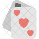 Poker Cards Heart Icon
