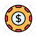 Poker Coins Icon