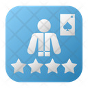 Poker Player Rating Icon