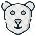 Polar Bear Bear Face Icon