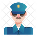 Police Security Officer Avatar Icon