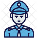 Police Officer Pilot Icon