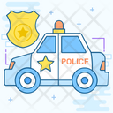 Cop Car Police Car Legal Transport Icon