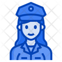 Police Officer Woman Occupation Female Icon
