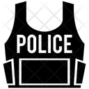 Police Vest Vest Defence Icon
