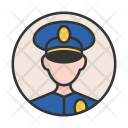 Policeman Captin Officer Icon