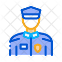 Illustration Isolated Police Icon