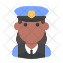 Policewoman Guard Police Icon