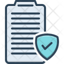 Policies Insurance Guideline Icon