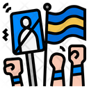 Political Unrest Protest Demonstration Icon