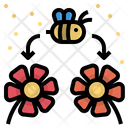 Pollination Bee Flower Icon