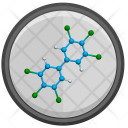 Polychlorinated Biphenyl Molecule Icon