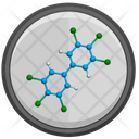 Polychlorinated Molecule Icon
