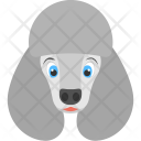 Poodle Face Dog Icon