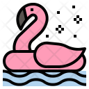 Flamingo Pool Float Icon