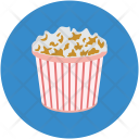 Popcorn Box Popping Icon