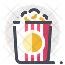 Popcorn Theater Cinema Icon