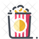 Popcorn Snackes Cinema Icon