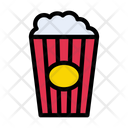Popcorn Papercup Cinema Icon