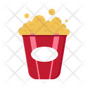 Popcorn Cinema Snack Icon
