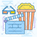 Popcorn Snacks  Icon