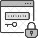 Popup Password Privacy Icon
