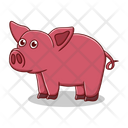 Pork Pig Animal Icon