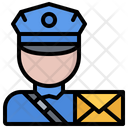 Postman Letter Delivery Icon