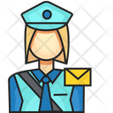 Avatar Female Postman Icon