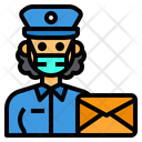 Postman Mail Occupation Icon