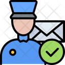 Postman Customs Control Icon