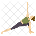 Yoga Postura Postura De Yoga Icono