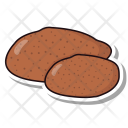 Potato Brown Coloredbeans Icon