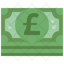 Pound Bill Banknote Cash Icon