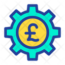 Cog Wheel Pound Wheel Money Optimization Icon