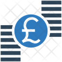 Pound Coins Stack Pound Icon