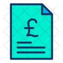 Document Business Document Pound Agreement Icon