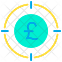 Business Target Earning Target Business Goal Icon
