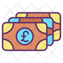 Mcash Notes Pound Notes Pound Cash Icon