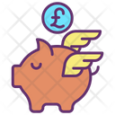 Minvestment Plan Pound Savings Piggy Bank Icon