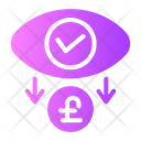 Pound Sterling Cost Checkmark Icon