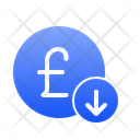 Pound Sterling Devaluation Icon