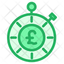 Pound Time Budget Icon