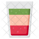 Pousse Caf Multi Layer Cocktail Icon