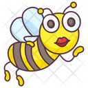 Cartoon Bee Honey Bee Animal Icon
