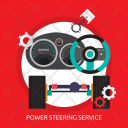 Power Steering Service Icon