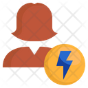 Power Energy User Icon