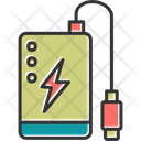 Power Bank Bank Outline Icon