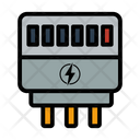 Power Counter Electric Power Transmission Tower Icon