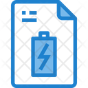 Charge Power File Recharge Icon
